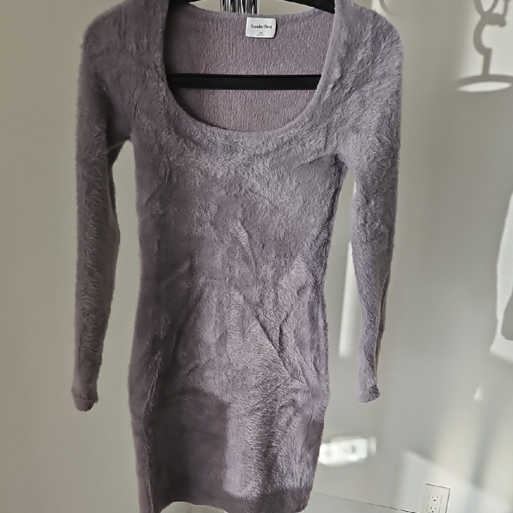 Sunday Best Long Sleeve Dress in Lavender
